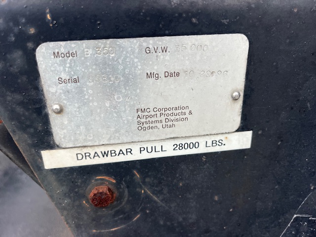 Push Back Tractor FMC B-350