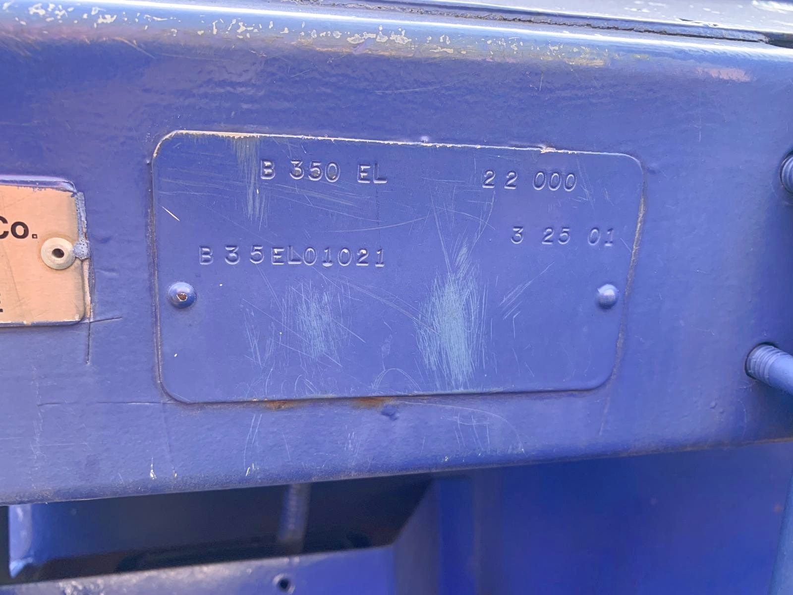 Push Back Tractor FMC B350EL