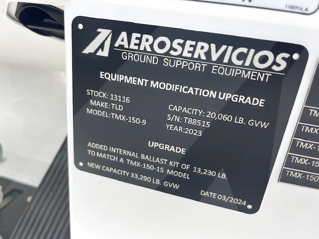 Push Back Tractor TLD TMX-150-9 Tier 4F