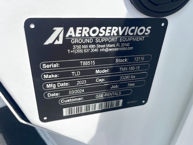 Push Back Tractor TLD TMX-150-9 Tier 4F