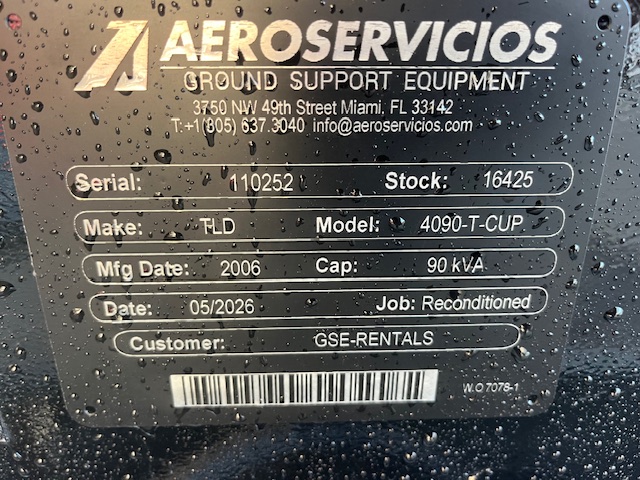 Ground Power Unit TLD 4090-T-CUP