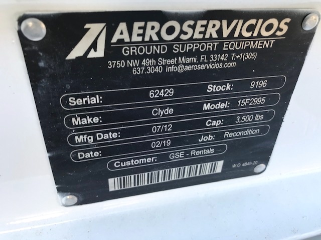 Dollies LD3 Clyde 15F2995 Roller Deck-4 Wheel Steering