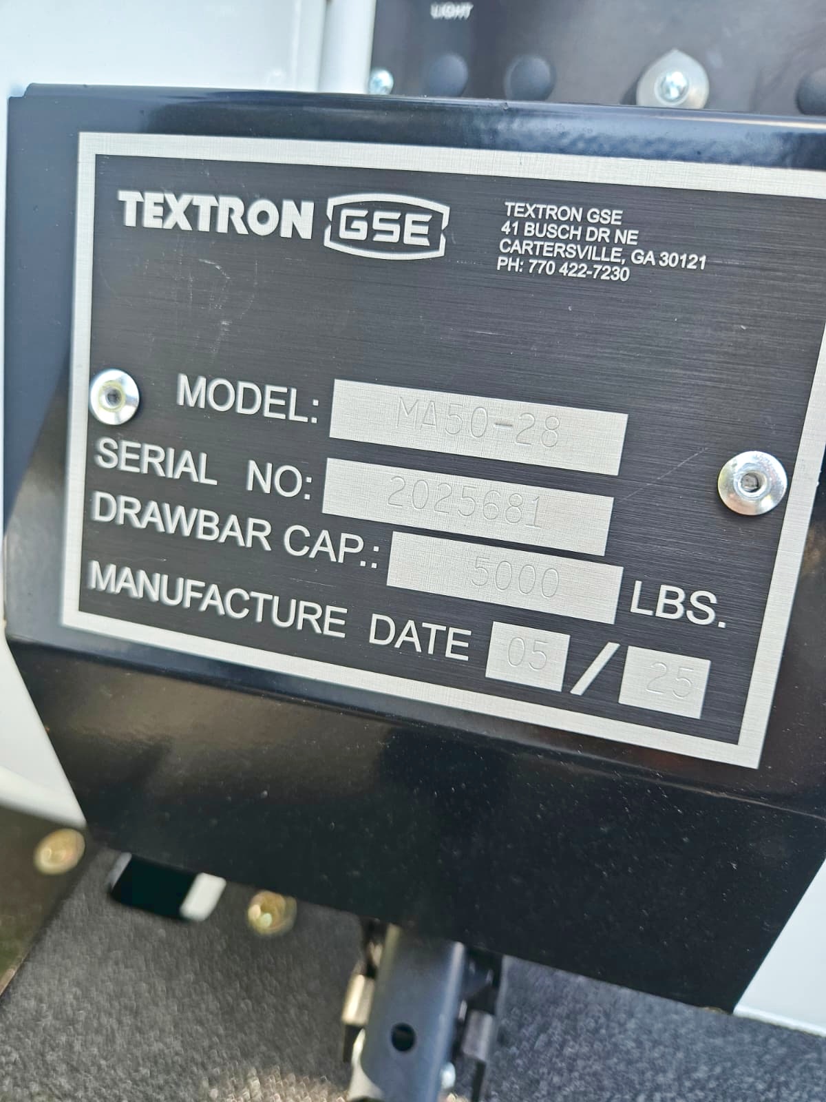 Baggage Tractor Tug MA50-28 2025