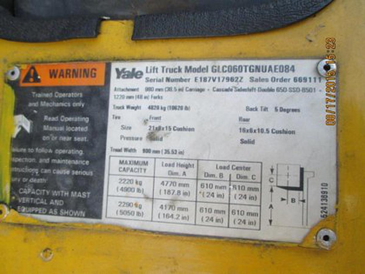 Forklift Yale GLC060