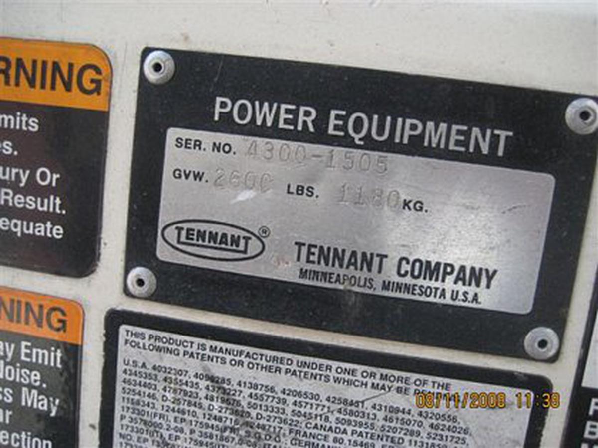 Sweeper Tennant ATLV 4300