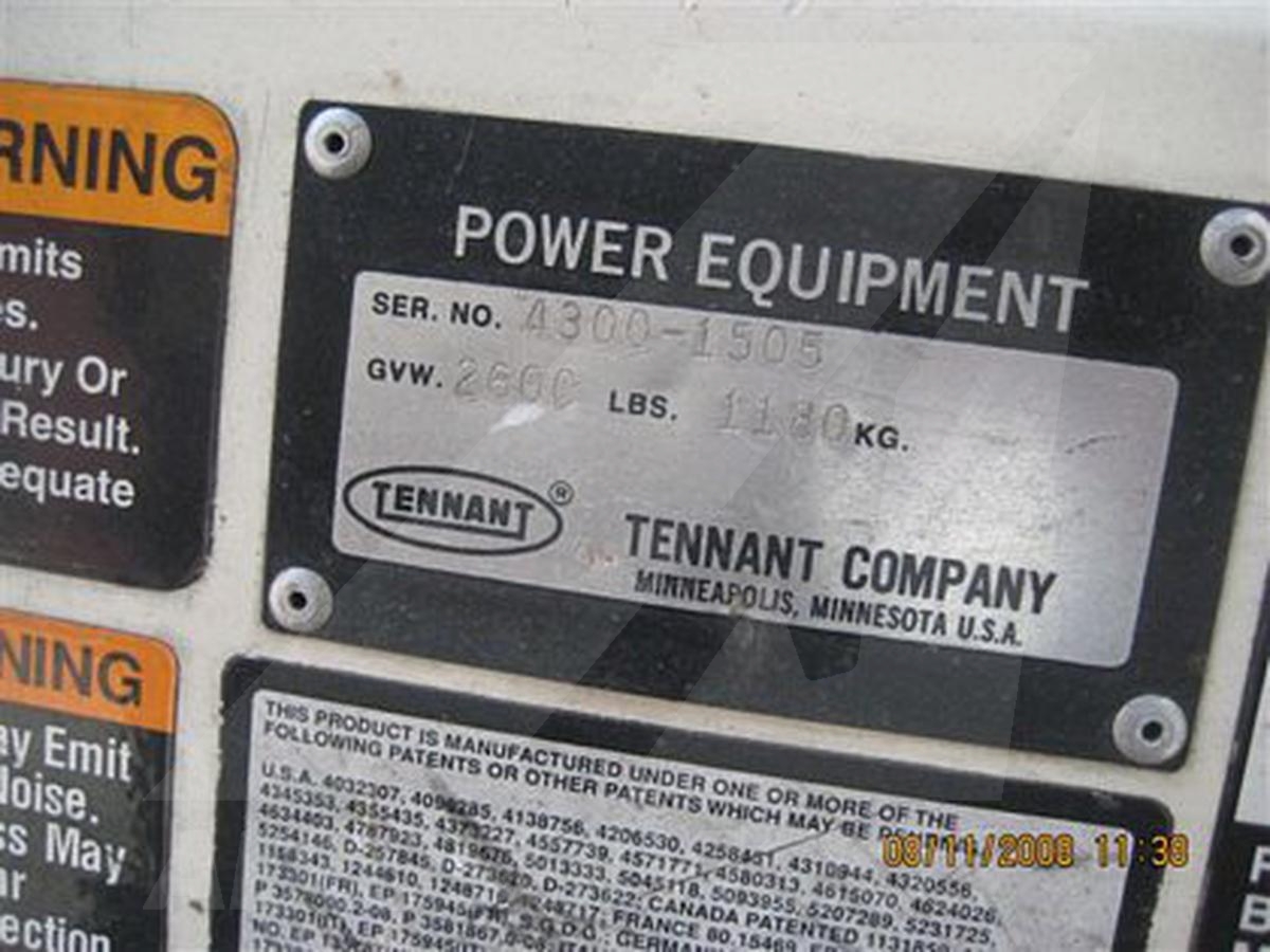 Sweeper Tennant ATLV 4300