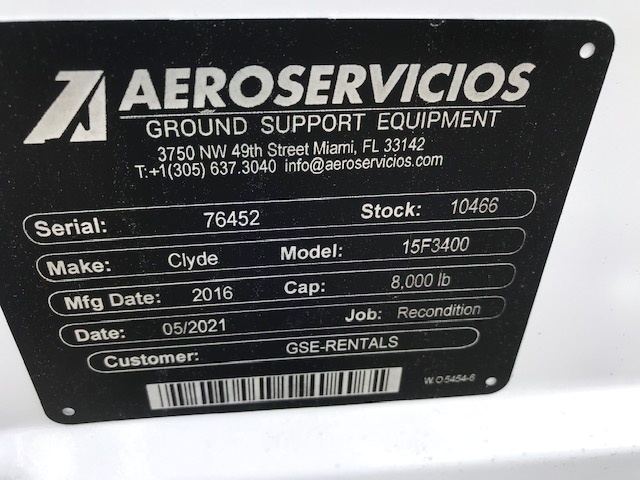 Baggage Cart Clyde 15F3400