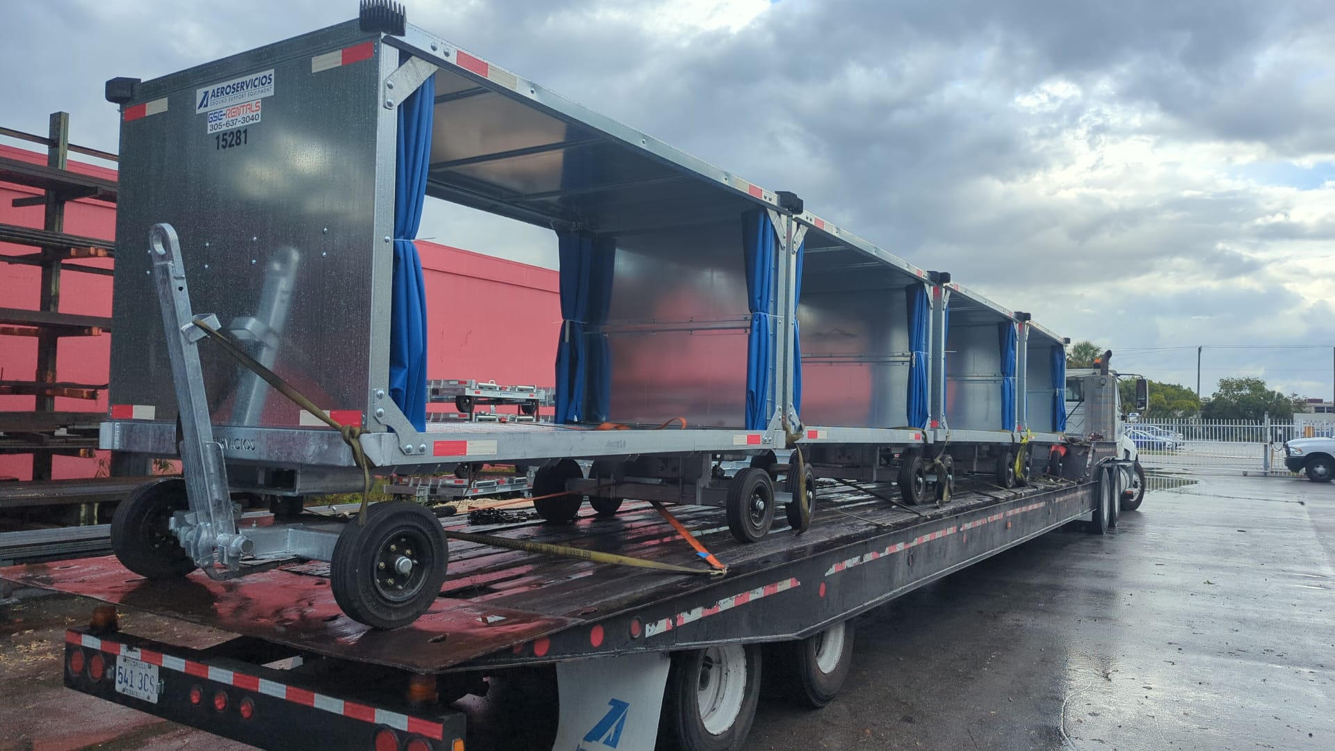 Baggage Carts Closed Iscar BCL-8 Galvanized 2025