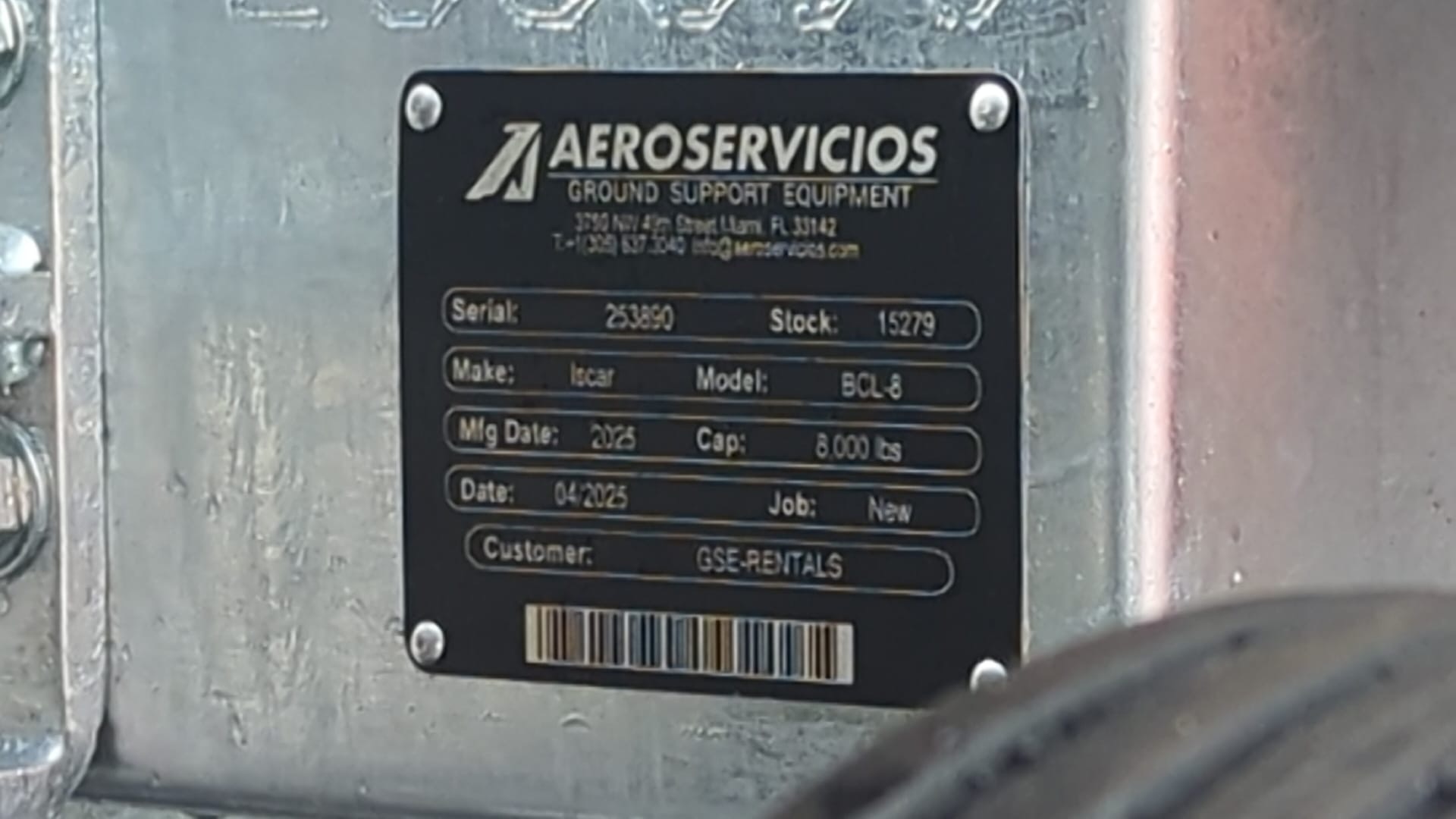 Baggage Carts Closed Iscar BCL-8 Galvanized 2025