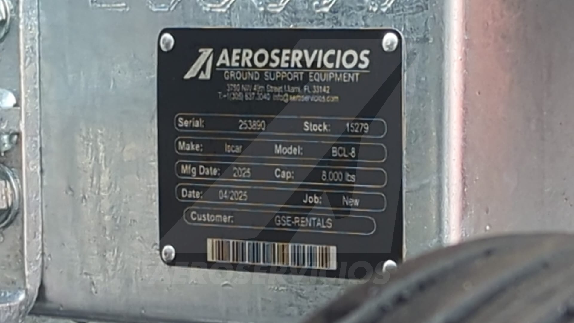 Baggage Carts Closed Iscar BCL-8 Galvanized 2025