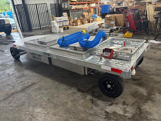 Electric Lavatory Service Cart - Standard GSE STD LC 110/110