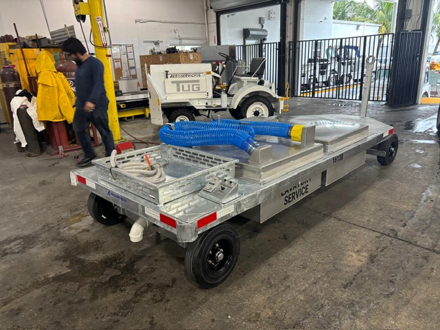 Electric Lavatory Service Cart - Standard GSE STD LC 110/110