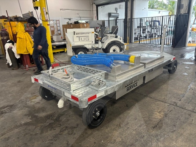 Electric Lavatory Service Cart - Standard GSE STD LC 110/110