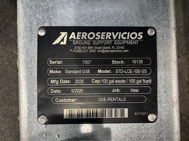 Electric Lavatory Service Cart - Standard GSE STD LC 110/110