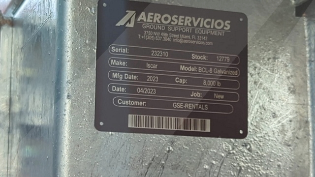 Baggage Carts Closed Iscar BCL-8 Galvanized 2023