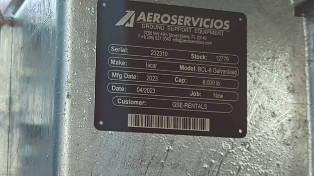 Baggage Carts Closed Iscar BCL-8 Galvanized 2023