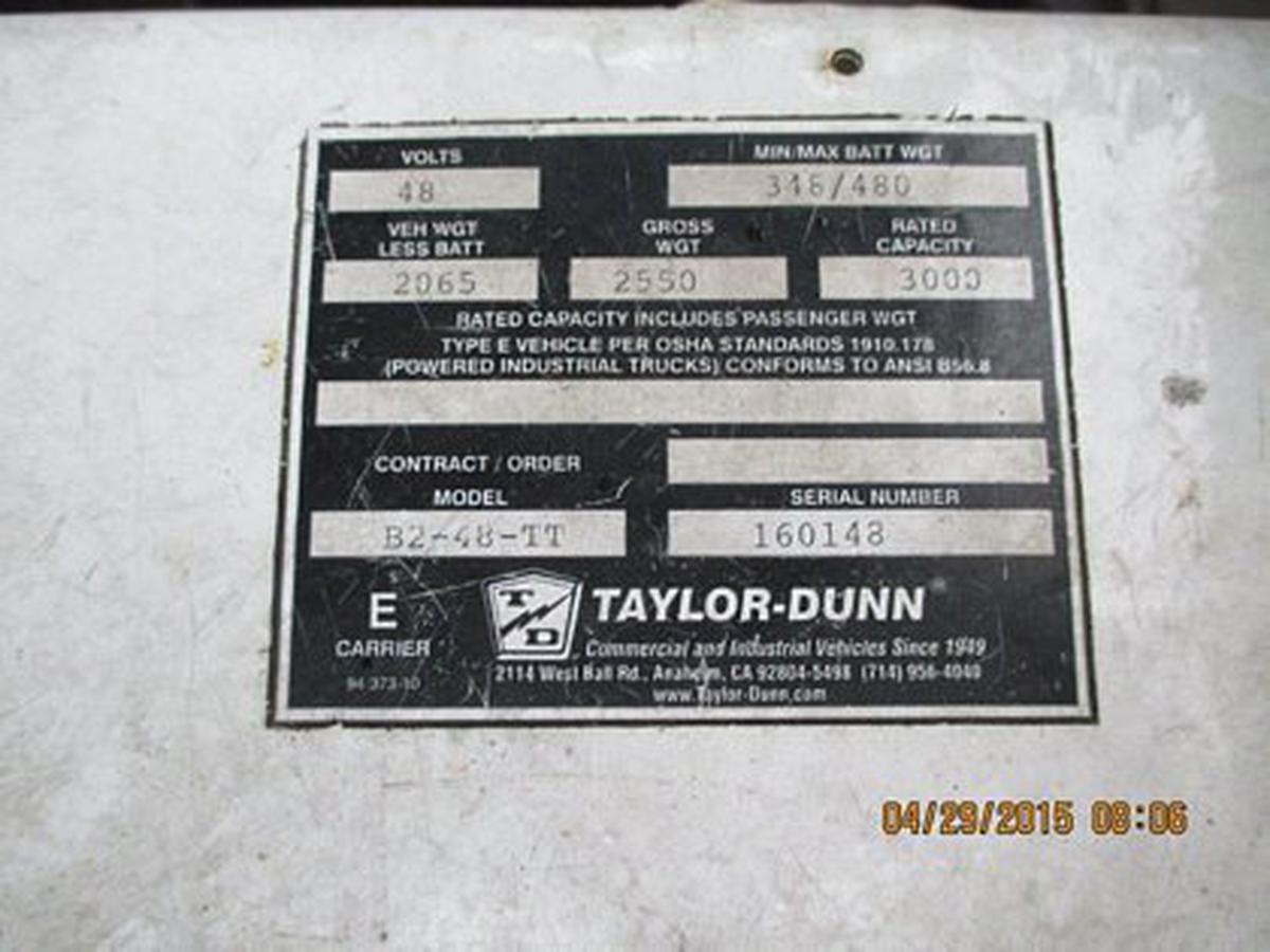 2004 Taylor-Dunn B2-48-TT