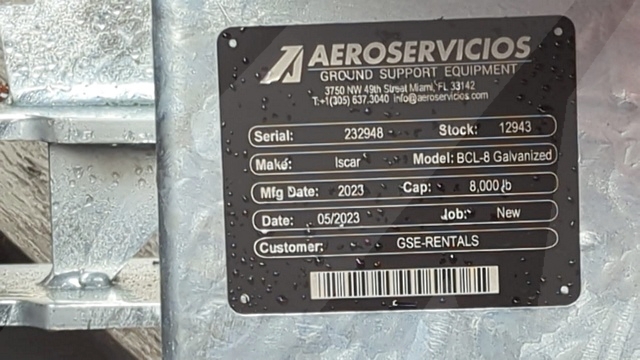 Baggage Carts Closed Iscar BCL-8 Galvanized 2023