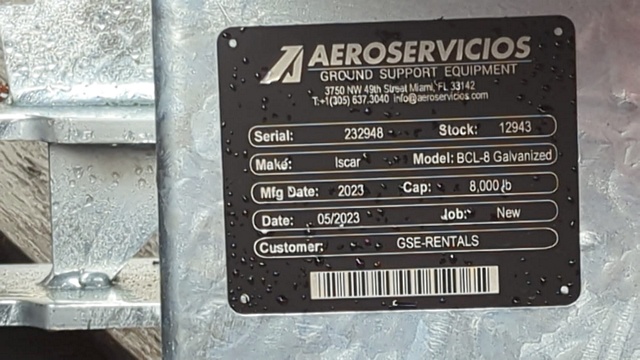 Baggage Carts Closed Iscar BCL-8 Galvanized 2023