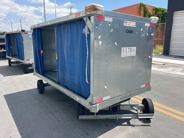 Baggage Carts Closed Iscar BCL-8 Galvanized 2023