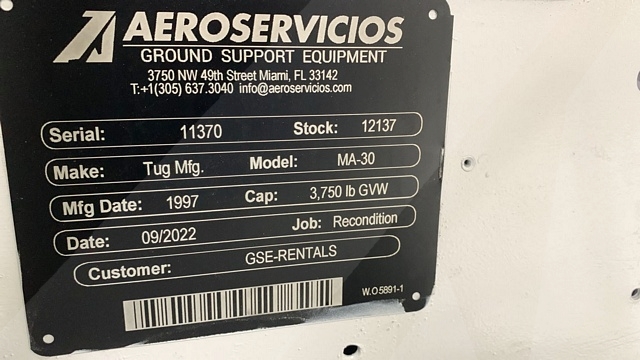 Baggage Tractor Tug MA-30