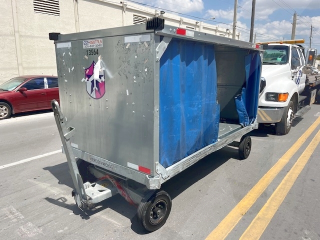 Baggage Carts Closed Iscar BCL-8 Galvanized 2023