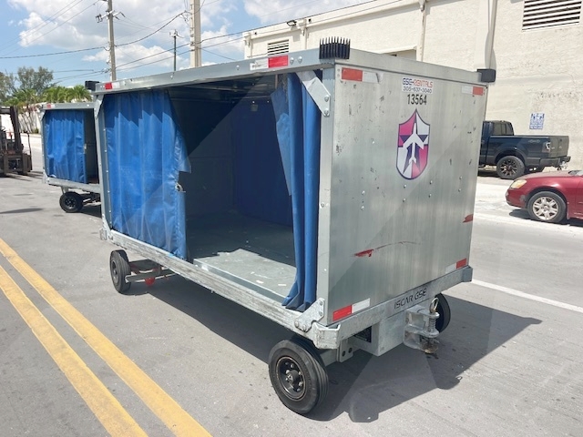 Baggage Carts Closed Iscar BCL-8 Galvanized 2023