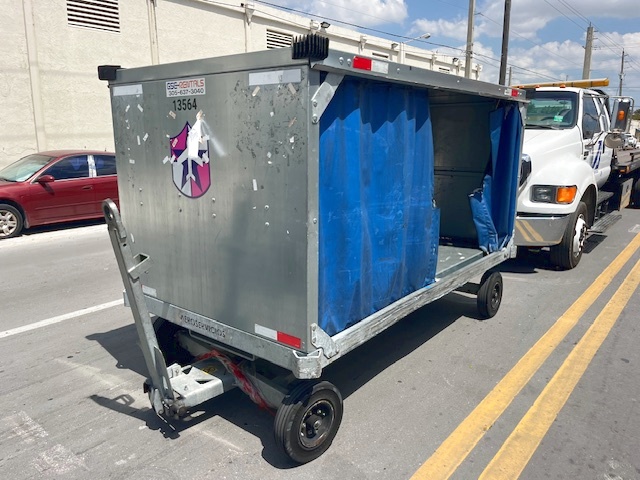 Baggage Carts Closed Iscar BCL-8 Galvanized 2023