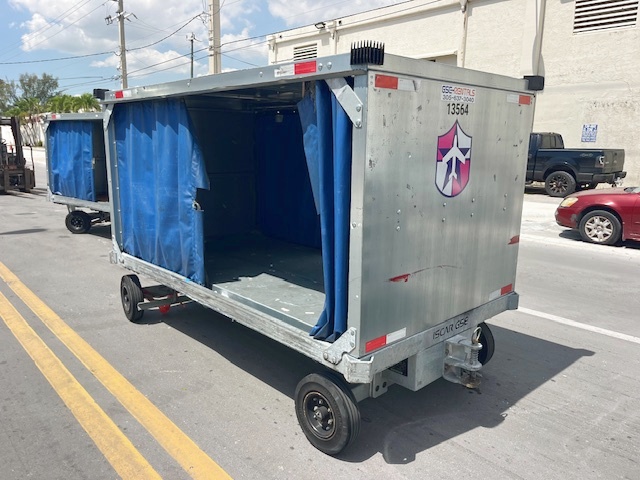 Baggage Carts Closed Iscar BCL-8 Galvanized 2023