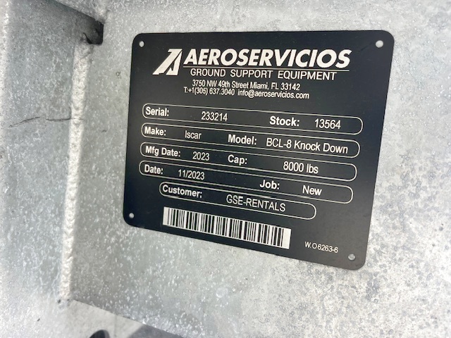 Baggage Carts Closed Iscar BCL-8 Galvanized 2023