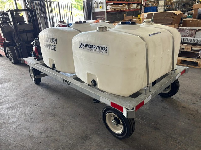 Lavatory Service Cart STD-LC-155-155 Galvanized