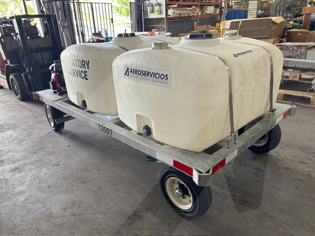 Lavatory Service Cart STD-LC-155-155 Galvanized