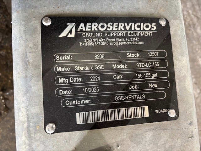 Lavatory Service Cart STD-LC-155-155 Galvanized