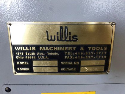 1050 Knee Mill Machine