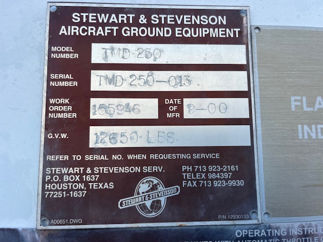 Air Start Unit S&S TMD-250