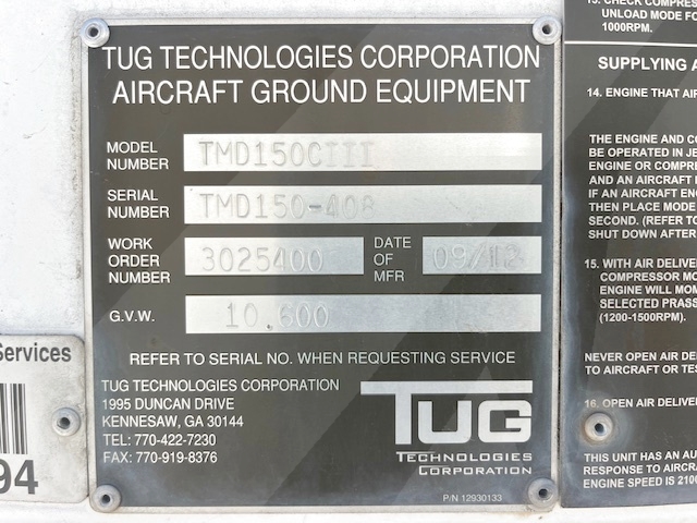 Air Start Unit Tug TM-150