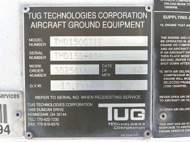 Air Start Unit Tug TM-150