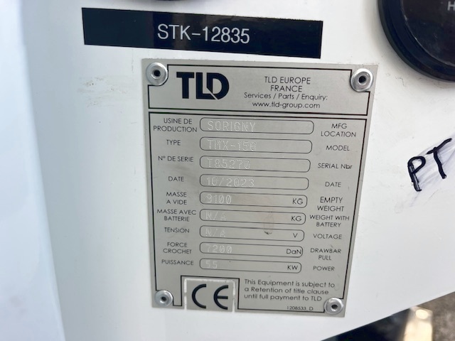 Push Back Tractor TLD TMX-150-15 Tier 4F