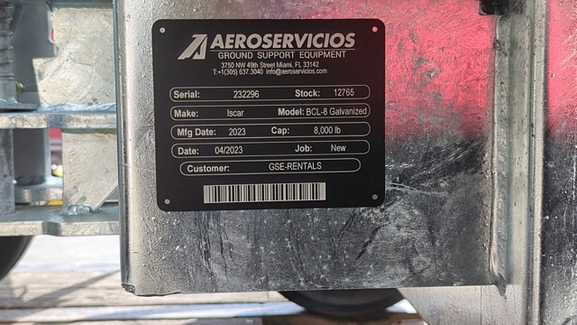 Baggage Carts Closed Iscar BCL-8 Galvanized 2023