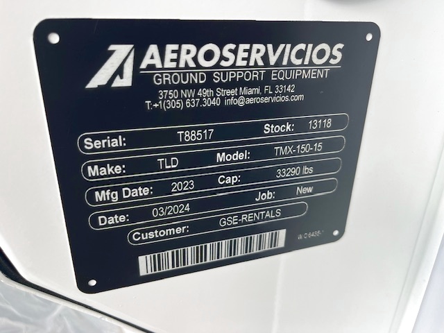 Push Back Tractor TLD TMX-150-9 Tier 4F