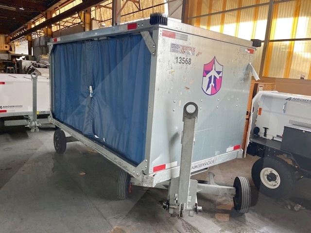 Baggage Carts Closed Iscar BCL-8 Galvanized 2023