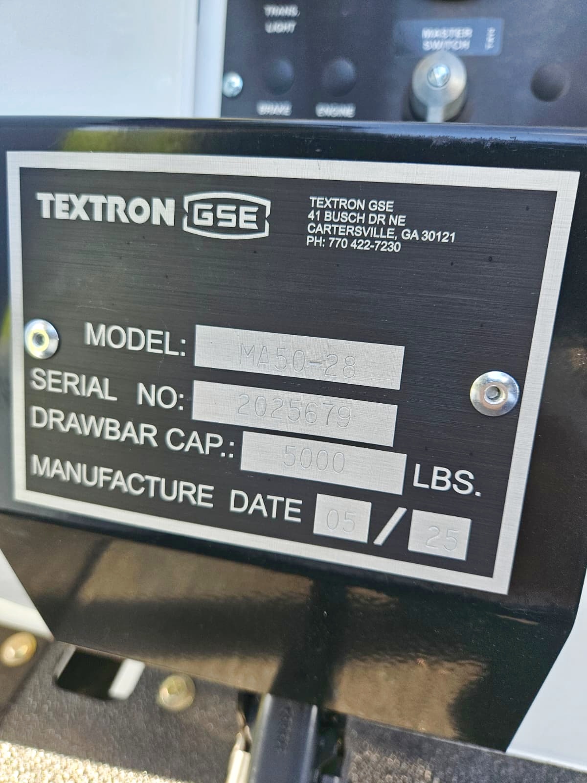 Baggage Tractor Tug MA50-28 2025