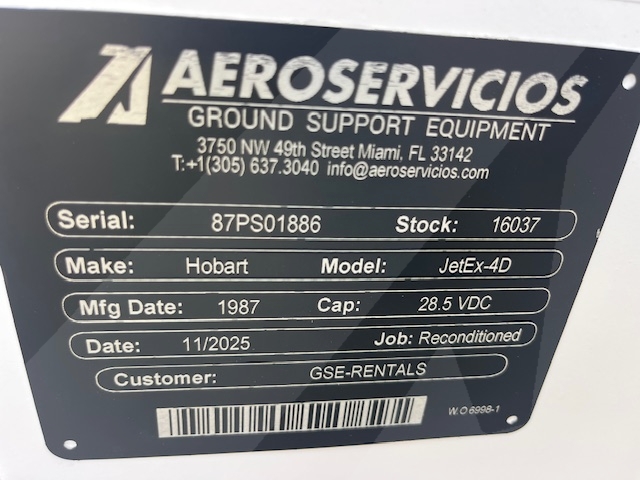 Ground Power Unit Hobart JetEx 4D