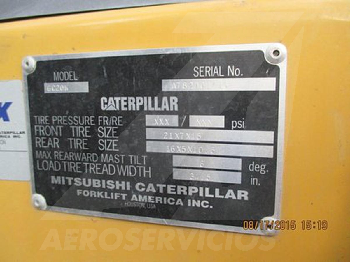 2003 Caterpillar GC20K