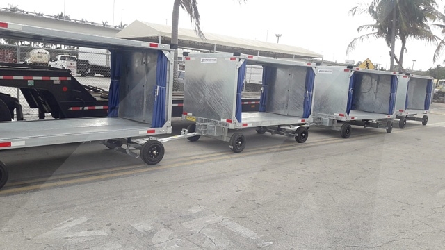 Baggage Carts Closed Iscar BCL-8 Galvanized 2021