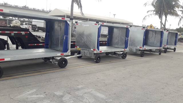 Baggage Carts Closed Iscar BCL-8 Galvanized 2021