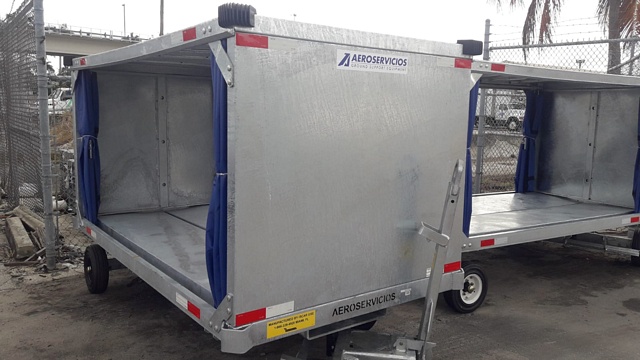 Baggage Carts Closed Iscar BCL-8 Galvanized 2021