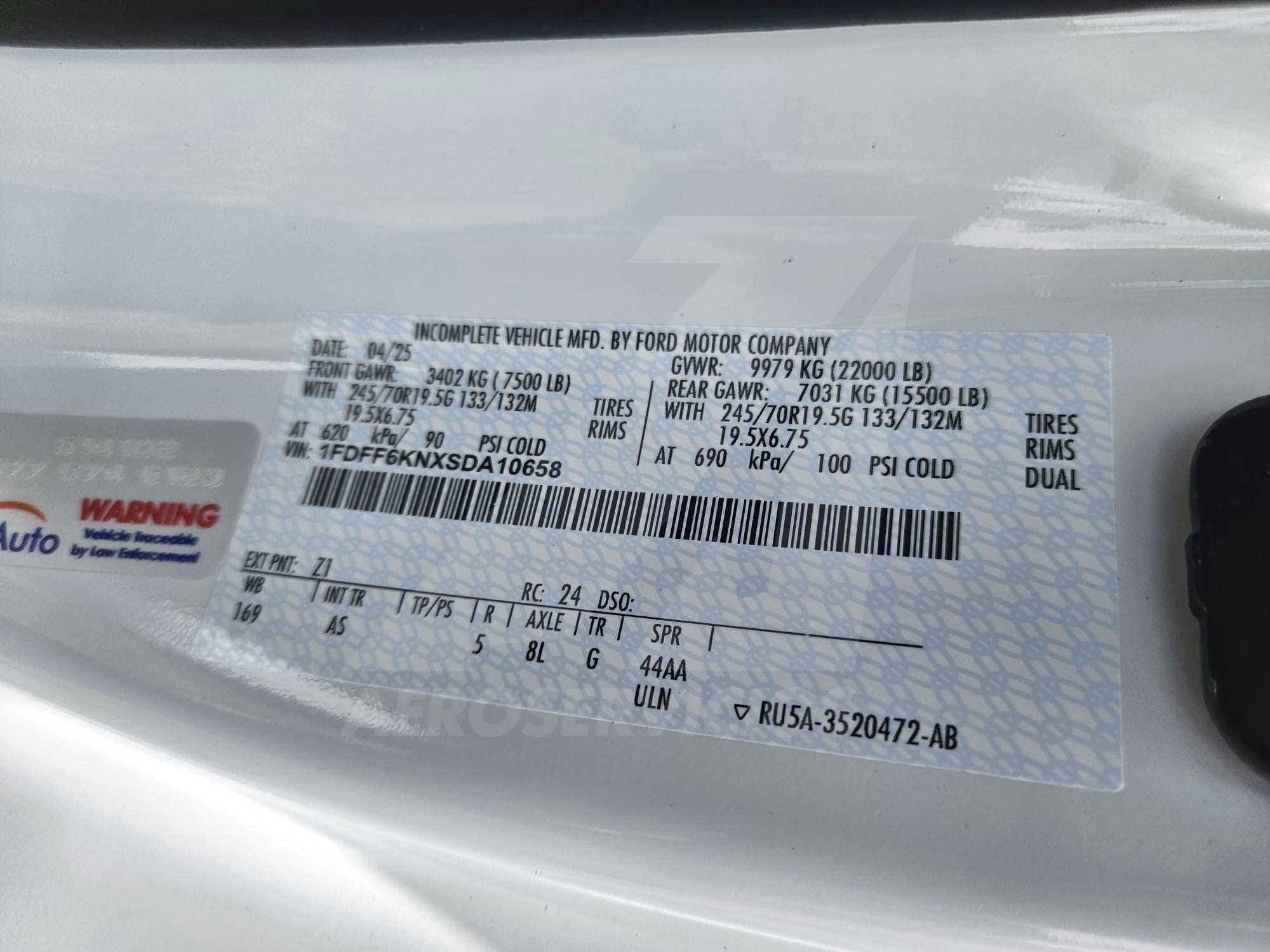 Truck Chassis Ford F-600