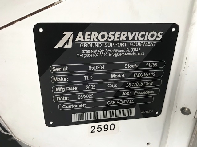 Push Back Tractor TLD TMX-150-12