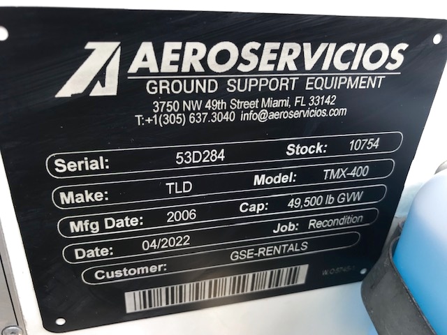 Push Back Tractor TLD TMX-400